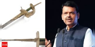 Maharashtra govt spends Rs 47 lakh to acquire historic ‘Raghuji Sword’ of Nagpur’s Bhonsle dynasty | India News