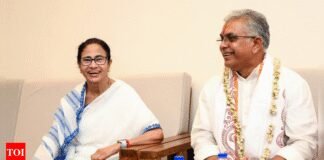 ‘Apparent betrayal’: Turmoil in Bengal BJP as Dilip Ghosh visits Mamata’s temple event | India News