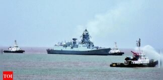 Navy intensifies muscle-flexing against Pakistan even as small arms fire continues across LoC