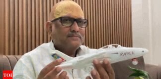 Congress leader Ajay Rai’s ‘toy Rafale jet’ jibe amplified by Pakistani media, draws BJP’s ire | India News