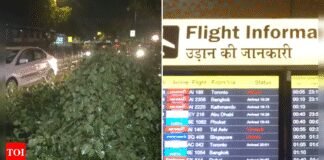 Delhi rain: Thunderstorm brings national capital to halt, flights delayed, traffic hit | India News