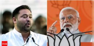 ‘Modi, Nitish are not mass leaders’: Tejashwi Yadav mocks PM’s Bihar rally amid NDA-RJD war of words | India News