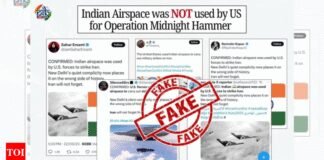 Israel-Iran conflict: PIB debunks claims of US using Indian airspace for Iran strikes; calls them ‘fake’ | India News