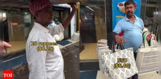 Tourist’s bargaining skills go viral: Brings down tote bag price from Rs 550 to Rs 50; netizens divided over ethics | India News