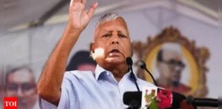 Bihar polls: Lalu files nomination for 13th term as RJD chief; ‘messiah of poor returns’, says Tejashwi Yadav | India News
