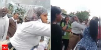 ‘Acted as mother’: Latur traffic constable goes viral after slapping girls over scooty violation; watch | India News