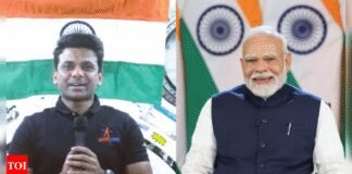 Axiom-4: PM Modi interacts with Shubhanshu Shukla aboard ISS- see pic | India News