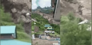 Video: Landslide hits Shimla’s Lindi Dhar village; monsoon mayhem continues across Himachal Pradesh | India News