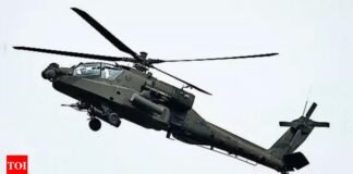 India to get 1st batch of 3 US Apaches this month | India News