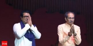 Language row: ‘Fadnavis did what Balasaheb could not,’ says Raj Thackeray at ‘victory’ rally with Uddhav | India News