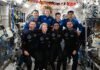 Smiling, posing in flight suits: Astronaut Shubhanshu Shukla’s poses with crew at space station; see pics | India News