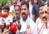 ‘BJP against backward castes’: Revanth Reddy protests in Delhi; seeks President’s nod for Telangana OBC quota bills | India News