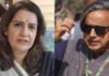 ‘You’re Shashi Tharoor in saree’: Priyanka Chaturvedi shares humorous moment – see how Congress MP responded | India News