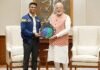 PM Modi embraces Shubhanshu Shukla, says India ‘proud of his feat’ in space | India News