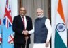 PM Modi meets Fijian PM Sitiveni Rabuka in Delhi: Leaders hold delegation-level talks; cooperation announced in health, defence and climate | India News