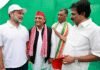 Last leg of ‘Voter Adhikar Yatra’: Akhilesh Yadav joins Rahul Gandhi, Tejashwi in Bihar- Watch | India News