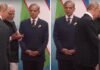 Watch: PM Modi, Putin walk past Pakistan PM at SCO Summit; Shehbaz Sharif left looking on | India News
