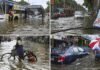 Kolkata flooded: Pandals submerged, streets underwater, cars stranded – videos show havoc | India News