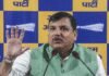 AAP’s Sanjay Singh slams ‘Bachat Utsav’, cites ‘burden’ of GST on common people | India News