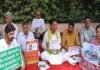 Social activists protest outside Jodhpur collectorate office demanding release of Sonam Wangchuk | India News