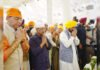 Arvind Kejriwal, Punjab CM Mann participate in kirtan darbar to commemorate 350th martyrdom day of Sri Guru Tegh Bahadur | India News