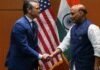 ‘New chapter’: Rajnath Singh meets US secretary of War Pete Hegseth ; signs 10 yr defence framework | India News