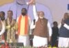 Signature ‘gamcha’ returns: PM Modi’s wave steals show in Patna after Nitish Kumar takes oath – Watch | India News