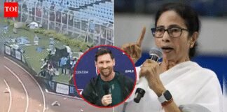 ‘Embarrassment on international stage’: BJP targets TMC after chaos during Messi’s stadium visit; shares footage | India News