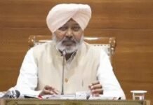 AAP leaders detained during protest over Bajwa’s remarks against Punjab minister | India News