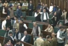 ‘Shoe-beating’ remark sparks uproar in J&K assembly, BJP demands Omar apology | India News