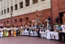 Opposition protests India-US trade deal in Parliament, backs labour unions’ bandh | India News