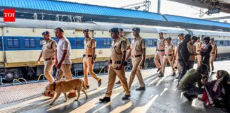 RPF cop kneels on youth’s neck, probe ordered as clip goes viral | India News