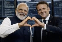 ‘When friends connect, innovation follows’: French President Macron shares AI image with PM Modi | India News