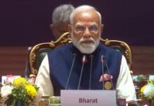 At AI Summit, PM Modi’s nameplate carries a ‘Bharat’ message | India News
