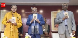 VP CP Radhakrishnan releases Shashi Tharoor’s book on Sree Narayana Guru | India News