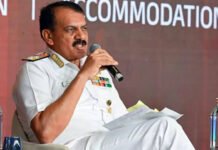 Global conflicts show wars won’t be short, need to build resilient defence industrial capacities: Navy chief | India News