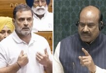 Lok Sabha showdown continues: Speaker stops Rahul Gandhi mid-speech after his remark on Hardeep Puri | India News