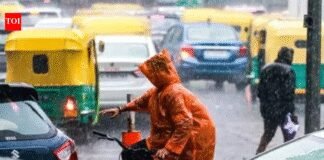 Rain lashes several parts of Delhi-NCR; thunderstorms, gusty winds likely this week, says IMD | India News