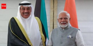 PM speaks to Kuwait Crown Prince, condemns Iran attacks | India News
