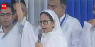 ‘Won’t let Modi ji snatch rights’: Mamata Banerjee targets BJP during Eid in Kolkata -watch | India News