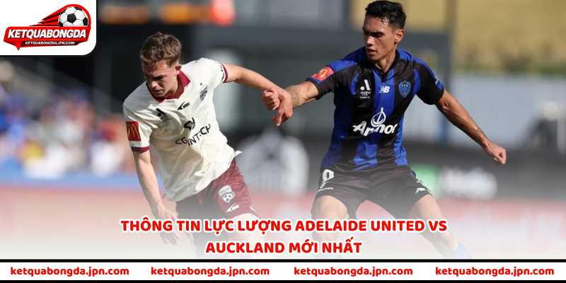 Thông tin lực lượng Adelaide United vs Auckland mới nhất